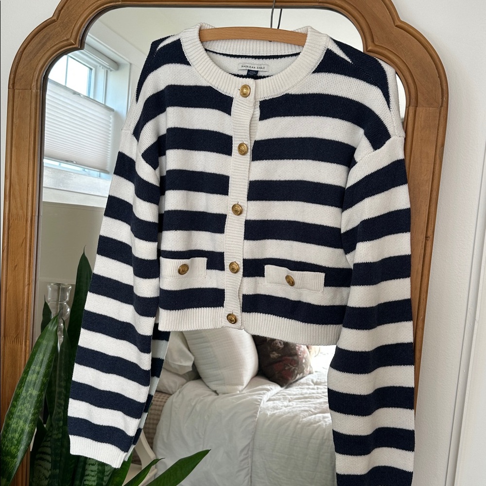 AE striped cardigan